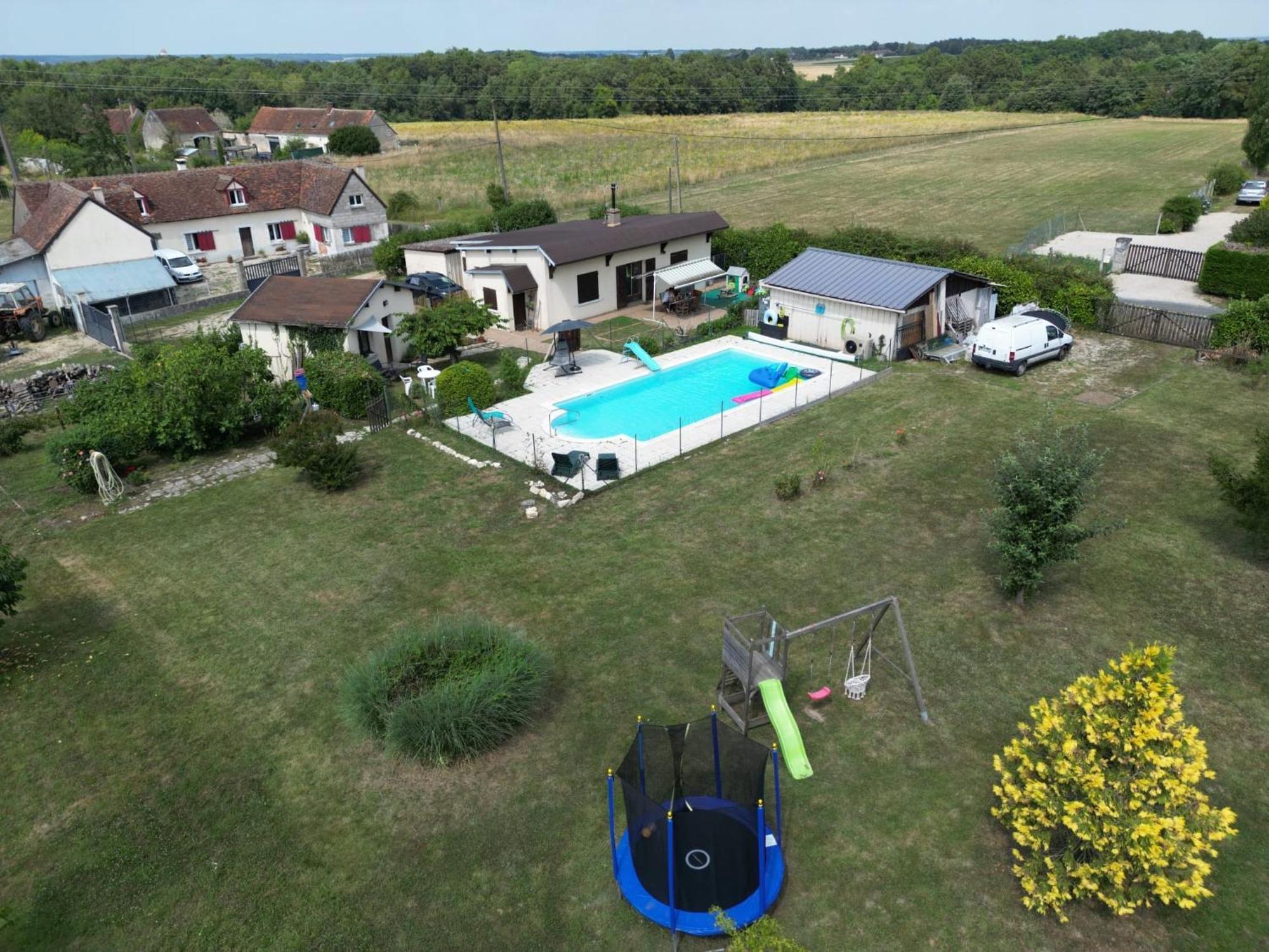 Studio Proche Beauval Et Chateaux De La Loire Francueil Exterior photo